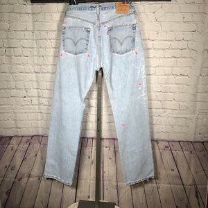 Levi 501 Naturally Distressed Jeans